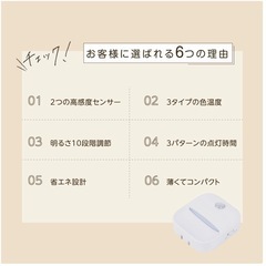 LED センサーライトの画像