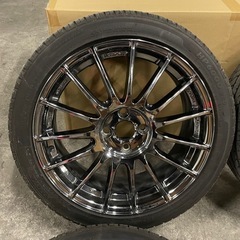 RAYSグラムライツ 57XV PCD100 17インチ7J+50 205 45R17タイヤ付き  の画像
