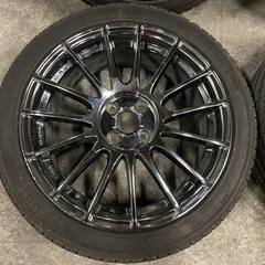RAYSグラムライツ 57XV PCD100 17インチ7J+50 205 45R17タイヤ付き  の画像