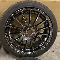 RAYSグラムライツ 57XV PCD100 17インチ7J+50 205 45R17タイヤ付き  の画像