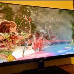 シャープ - AQUOS 4T-C40AJ1／4K HDR／Android TV／40V型 液晶テレビ（純正回転式スタンド＋モニター台）の画像