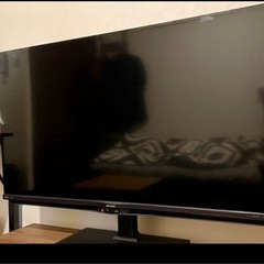 シャープ - AQUOS 4T-C40AJ1／4K HDR／Android TV／40V型 液晶テレビ（純正回転式スタンド＋モニター台）の画像