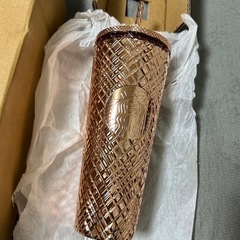 完売品！スターバックス　新品タンブラー　ピンクゴールド　　の画像