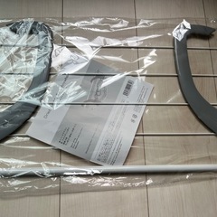 新品未使用　どこでも物干し伸縮ラックの画像