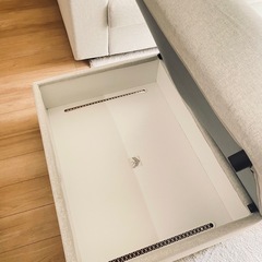 【引取り限定】VIMLE ヴィムレ　オッドマン付き　IKEA3〜4人掛けソファ　の画像