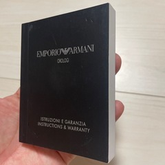 エンポリオアルマーニのメンズ腕時計の画像