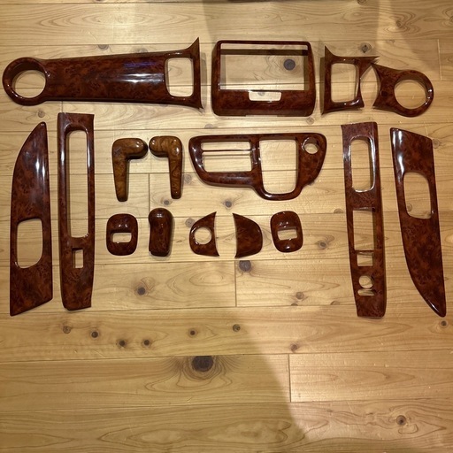 NBOX インテリアパネル　木目