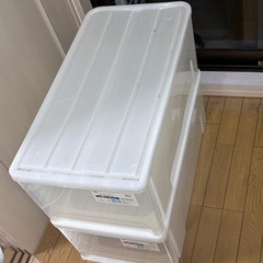 ニトリ衣装ケース　２個セットの画像