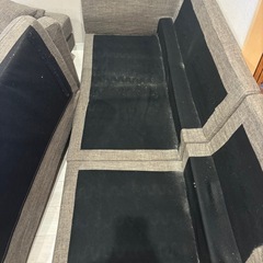 マナベ家具　3人掛け カウチソファ 入れ替え可 洗えるカバー メルロー2の画像