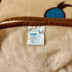 毛布 ディズニー ミッキー ミニー 薄手 軽量 セガ景品130×220の画像