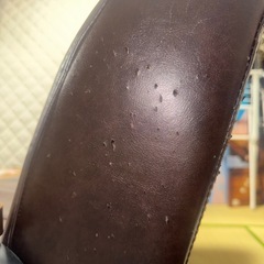 ニトリ　傷・汚れに強い合成皮革 2人掛けソファ（Nシールド ステイン2KD DBR）の画像