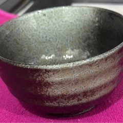 ニトリ飯碗　緑吹天目　中古　　の画像