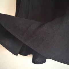 three dots スリードッツ◎麻 リネンフレアスカートの画像