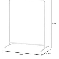 ハンガーラック IKEA 大小2つの画像
