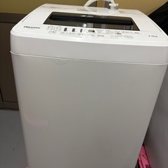 全自動洗濯機 ハイセンス HW-E4501 2017年製 4,5㎏ 中古品の画像