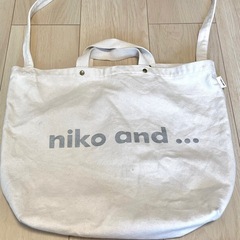 niko and ... オリジナルニコロゴ2wayトートバッグの画像