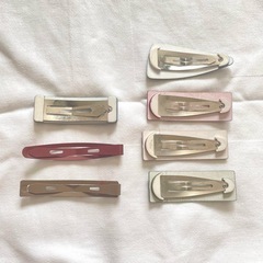 ヘアピン　7点セット　まとめ売り　マットカラー　カラフルの画像