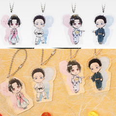 【1個500円】一番くじ『鬼滅の刃～雷の兄弟～』きゅんキャラアクリルチャーム 狛治･恋雪の画像