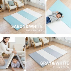 【日本製】ベビープレイマット 折りたたみ 4cm マットレス 140×200 新品未使用】日本製 ベビープレイマット 折りたたみ 4cm マットレス