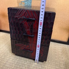 鎌倉彫　引き出し　小物入れ　3段　昭和レトロの画像