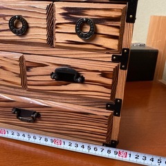 杉焼き 小物入れの画像
