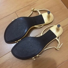 ZARA イエロー サンダル 36の画像