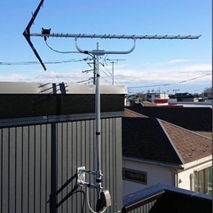 設置工事費込 ! !◇八木式 地デジ UHF DXアンテナ＋地デジブースター＋基本設置工事費込み！BS／CS取付け可 ! !の画像