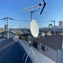 設置工事費込 ! !◇八木式 地デジ UHF DXアンテナ＋地デジブースター＋基本設置工事費込み！BS／CS取付け可 ! !の画像