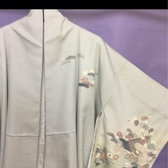 正絹　訪問着　刺繍の画像