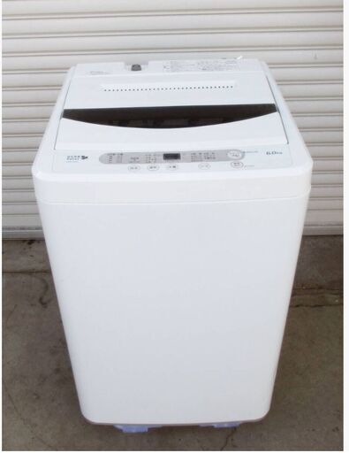 洗濯機 6.0㎏　YWM-T60A1　動作良好　ハーブリラックス ステンレス槽 予約タイマー洗濯 やさしく脱水　YAMADA ヤマダオリジナル