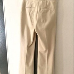 【新品未使用】ENVYLOOK ベージュ ストレートパンツ 裏起毛 スラックスの画像