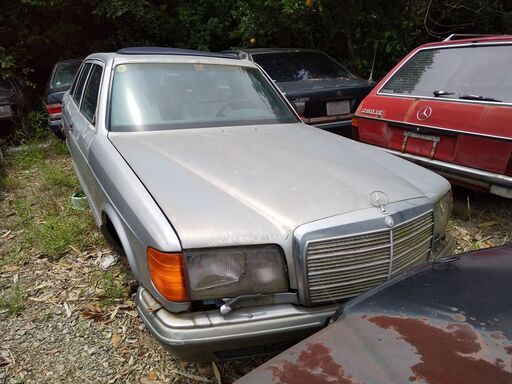 Mベンツ126-500SE-リサイクル-各種リペアー部品取付け