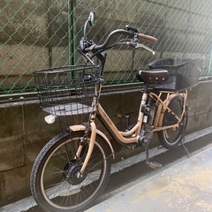 電動アシスト自転車　カゴ付きの画像