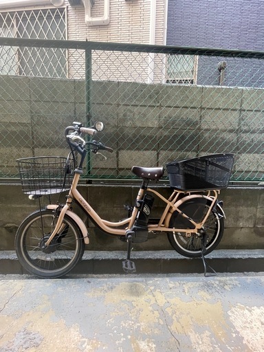 電動アシスト自転車　カゴ付き