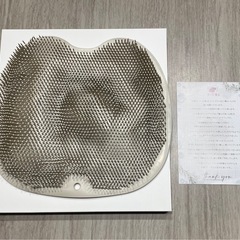 足洗いマット フットブラシ ゆったりワイド設計 大きめ フットケア グレージュの画像