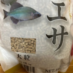鯉や金魚の沈むエサの画像