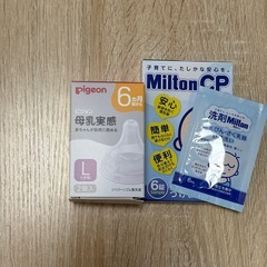 Pigeon 母乳実感　乳首　新品　Lサイズ2個入りの画像