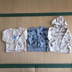 子供服 夏服 男の子 100と110サイズ まとめて10点セット  トレーナー、ズボン、パジャマの画像