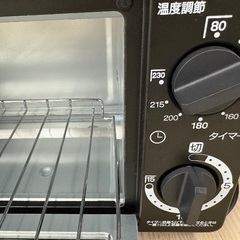 新品トースター黒の画像