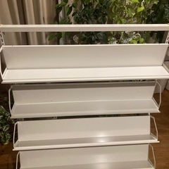 タテヤマ　スチールラック　本棚 CD DVDラック 収納棚  キャスター付の画像