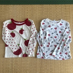 子供服 夏服 女の子 120サイズ まとめて12点セット ロンT カットソー　トレーナー  長ズボンの画像