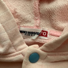 70 MIKI HOUSE FIRST パーカーの画像