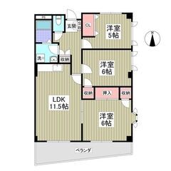 💕初期費用分割相談可🎵・ファミリーにおすすめ３LDK、イン…