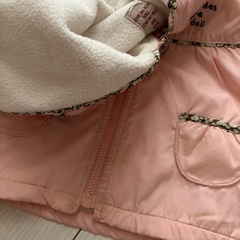 80 Olive des Olive 裏起毛ベストの画像
