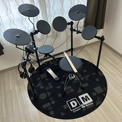 在庫処分セール　電子ドラム ドラムセット 高弾性EVAパッド×4 フットスイッチ式 9.8インチの画像
