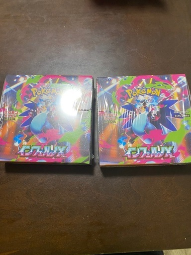 大特価　ポケモンカード  インフェルノx シュリンク付き2BOX 　サメハダーsar プロモパック　12パック
