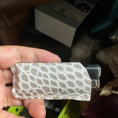 本革パイソン柄ターボライターケース
の画像