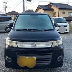 本日限定　スズキ ワゴンR スティングレー　ターボ MH23S ターボ ブラック 車検12月迄　ブロアモーター、イグニッションコイル、プラグ交換済みの画像