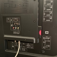 中古52インチシャープテレビの画像
