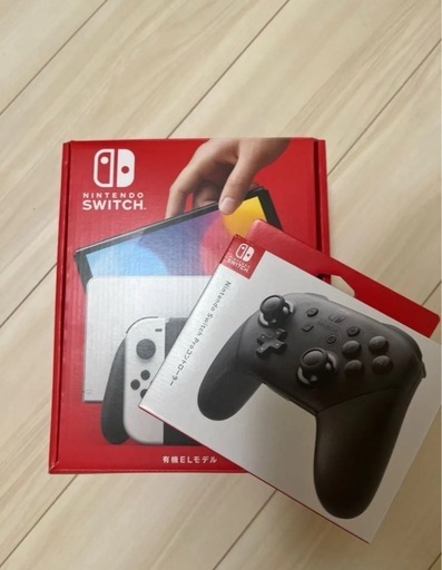 Nintendo Switch有機EL Proコン+マリパセット